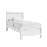Sami Youth Twin Panel Bed in White