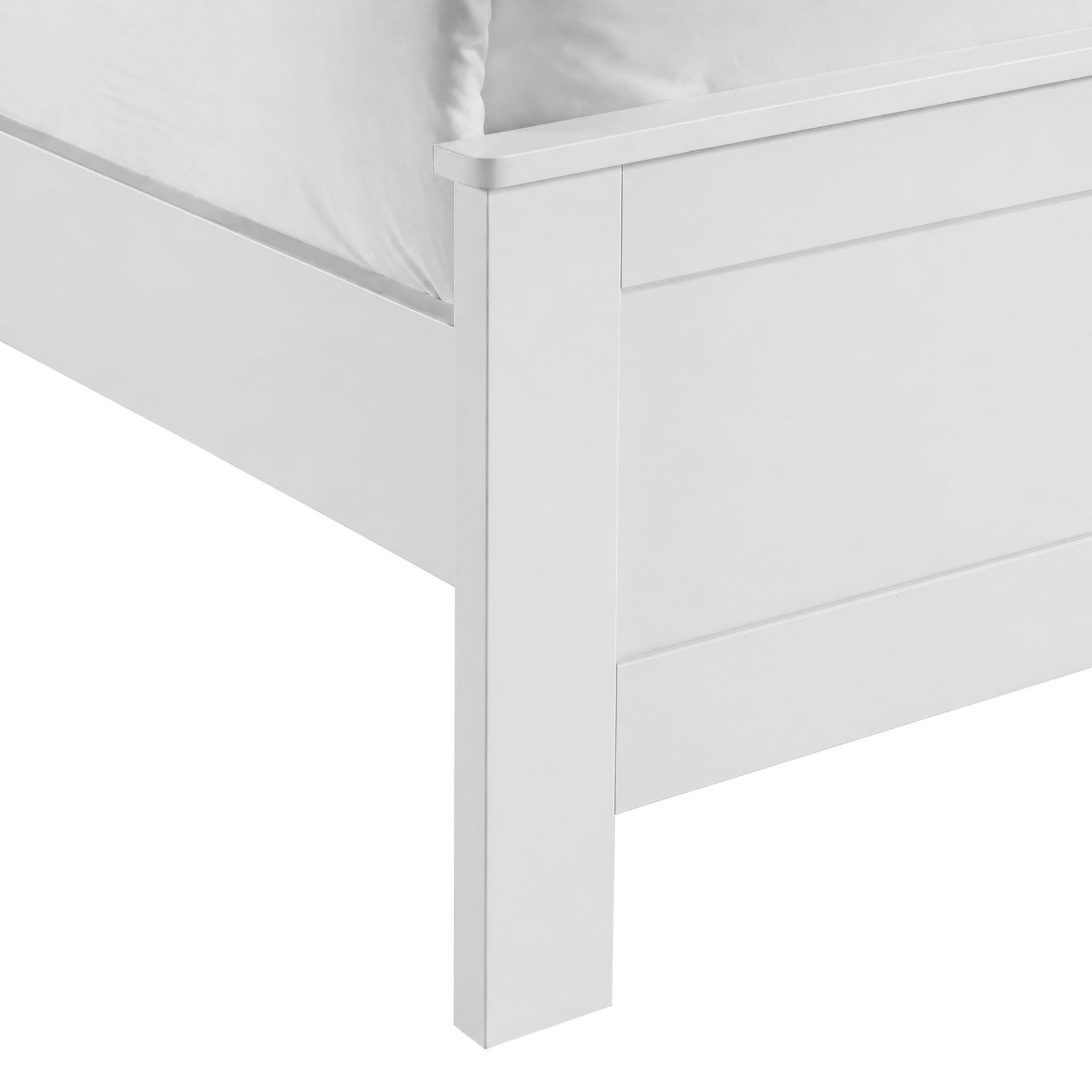 Sami Youth Full Panel Bed in White