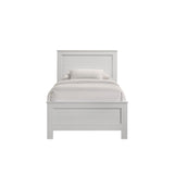 Sami Youth Twin Panel Bed in White - Tampa Furniture Outlet