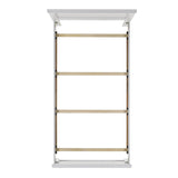 Sami Youth Twin Panel Bed in White - Tampa Furniture Outlet