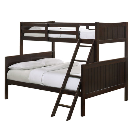 Sami Twin Over Full Bunk Espresso - Tampa Furniture Outlet