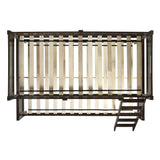Sami Twin Over Full Bunk Espresso - Tampa Furniture Outlet