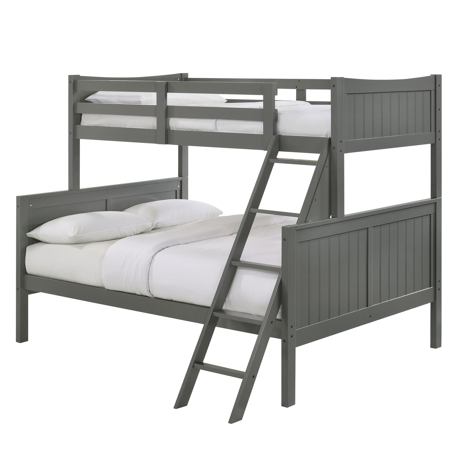 Sami Twin Over Full Bunk Grey - Tampa Furniture Outlet