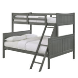 Sami Twin Over Full Bunk Grey - Tampa Furniture Outlet