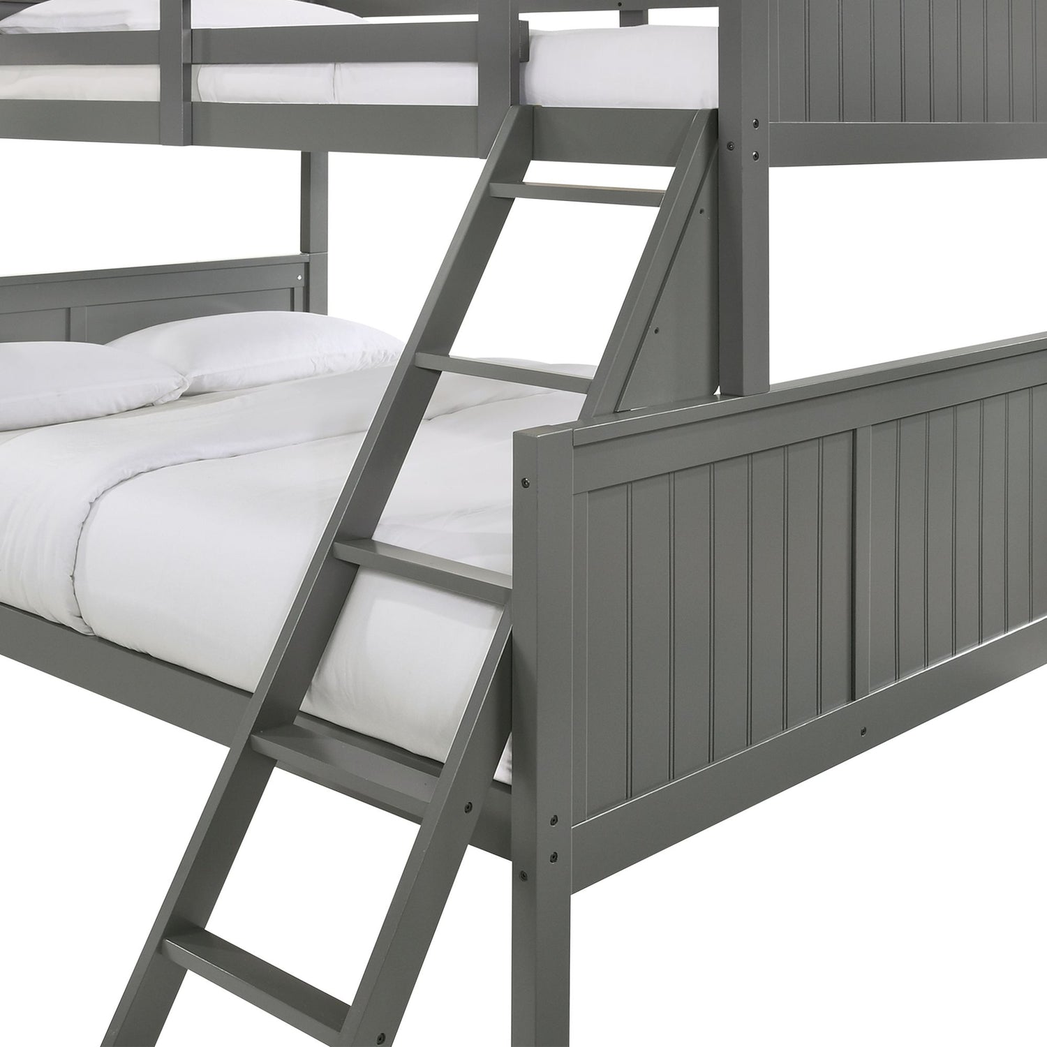 Sami Twin Over Full Bunk Grey - Tampa Furniture Outlet