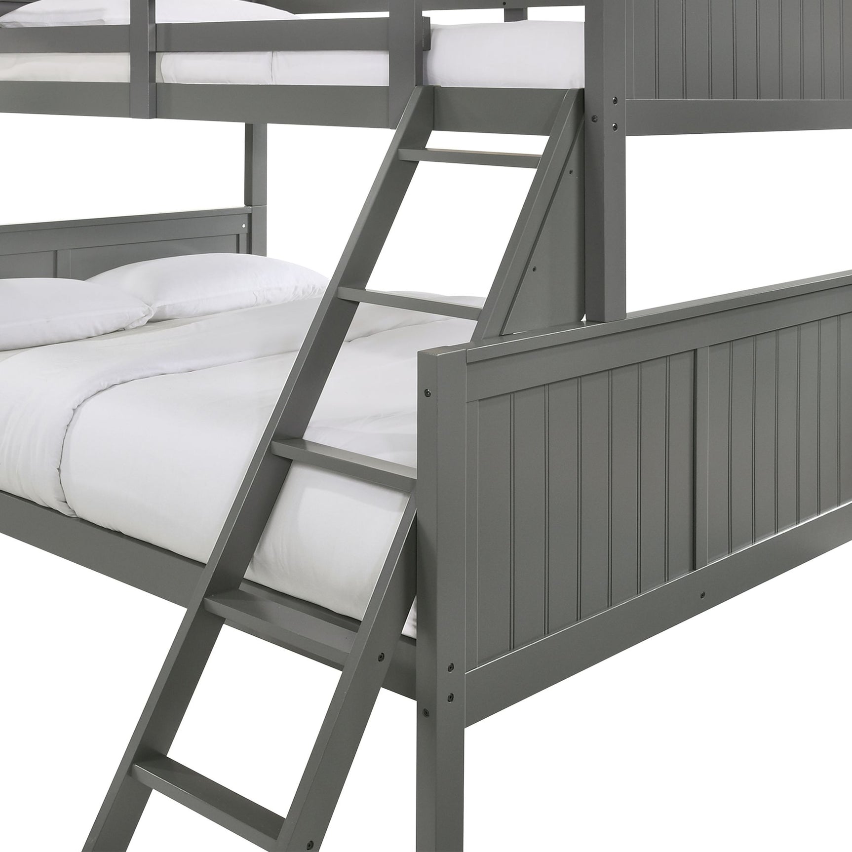 Sami Twin Over Full Bunk Grey - Tampa Furniture Outlet