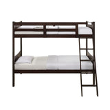 Sami Twin Over Twin Bunk Espresso - Tampa Furniture Outlet