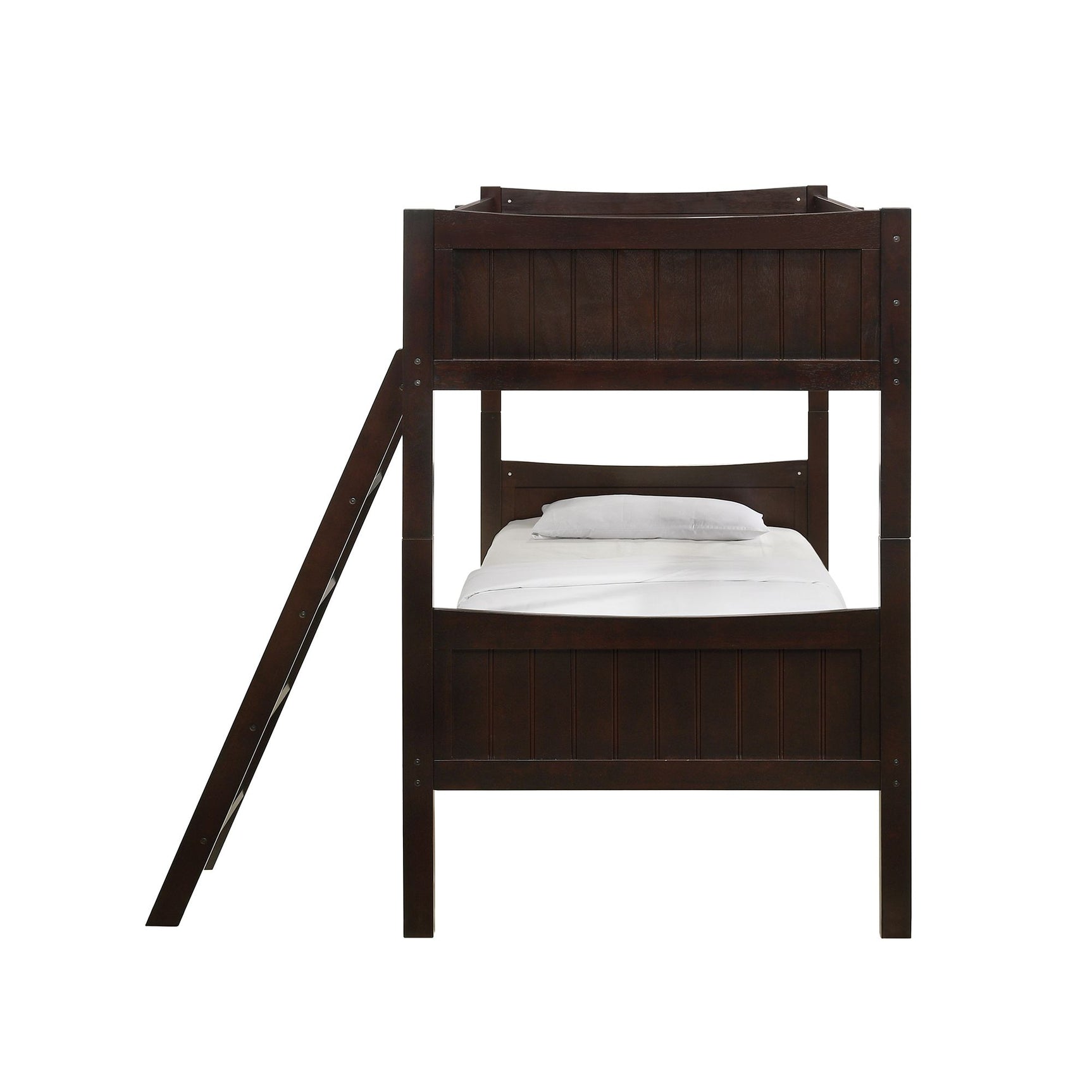 Sami Twin Over Twin Bunk Espresso - Tampa Furniture Outlet