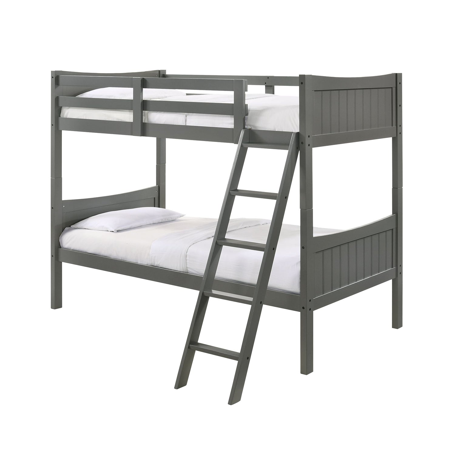 Sami Twin Over Twin Bunk Grey - Tampa Furniture Outlet