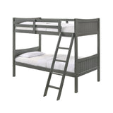 Sami Twin Over Twin Bunk Grey - Tampa Furniture Outlet