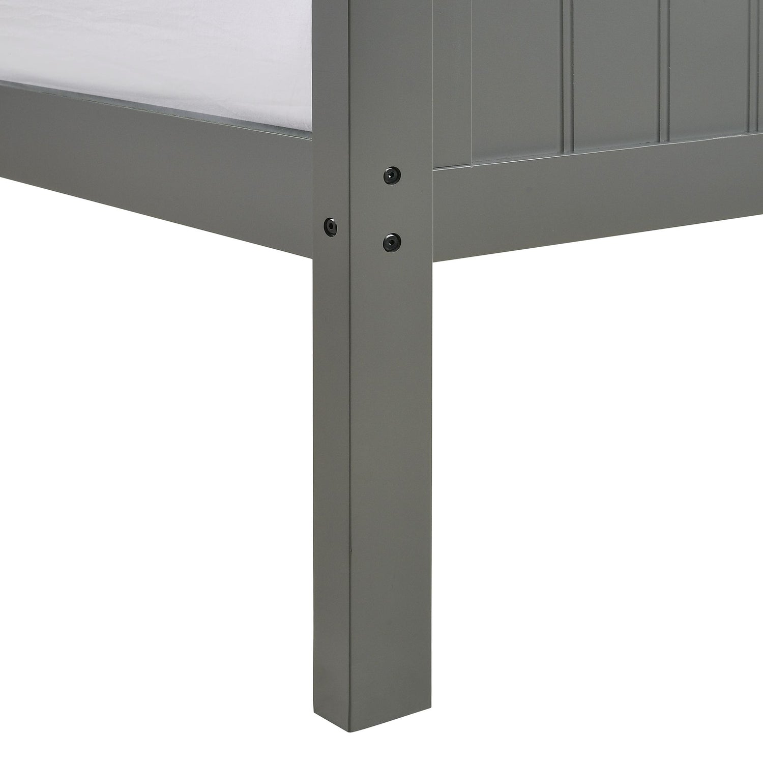 Sami Twin Over Twin Bunk Grey - Tampa Furniture Outlet