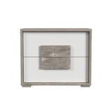 San Matteo 2-Drawer Nightstand with USB in Dual Tone - Tampa Furniture Outlet