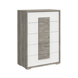 San Matteo 5-Drawer Chest in Dual Tone - Tampa Furniture Outlet