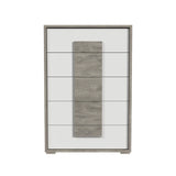 San Matteo 5-Drawer Chest in Dual Tone - Tampa Furniture Outlet