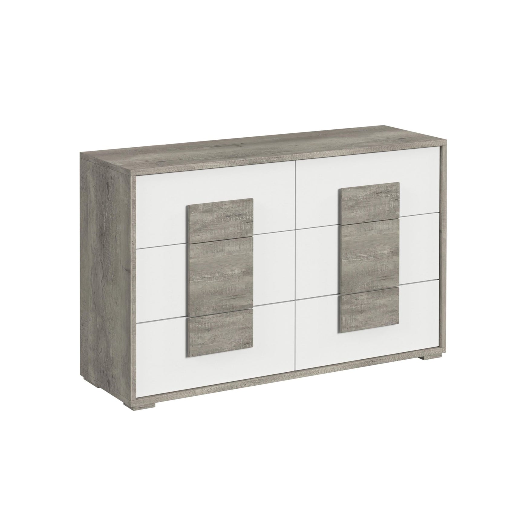 San Matteo 6-Drawer Dresser in Dual Tone - Tampa Furniture Outlet