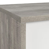 San Matteo Dresser and Mirror Set in Dual Tone - Tampa Furniture Outlet