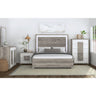San Matteo Queen Bed with LED in Dual Tone – SKU B-16010-7-QBL | Elements