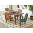 Santa Barbara Rectangular Dining Table in Walnut – SKU D-16550-5-DT1 | Elements