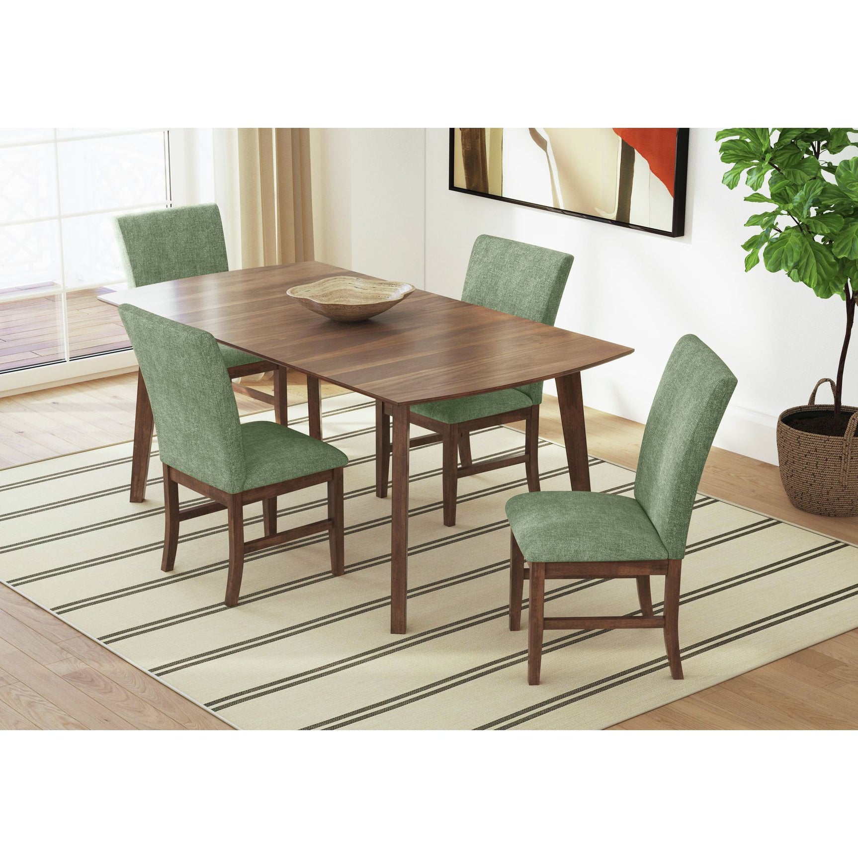 Santa Barbara Rectangular Dining Table in Walnut - Tampa Furniture Outlet