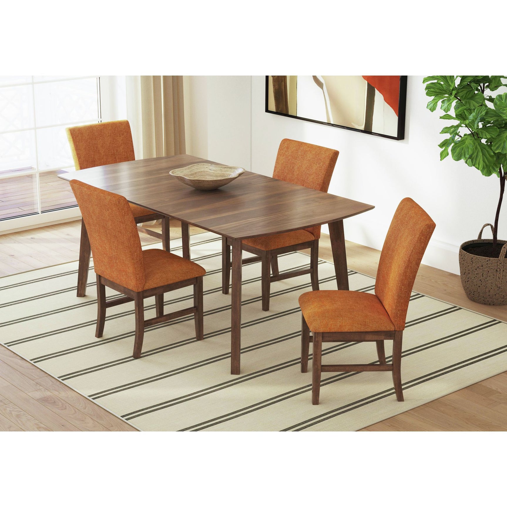 Santa Barbara Rectangular Dining Table in Walnut - Tampa Furniture Outlet