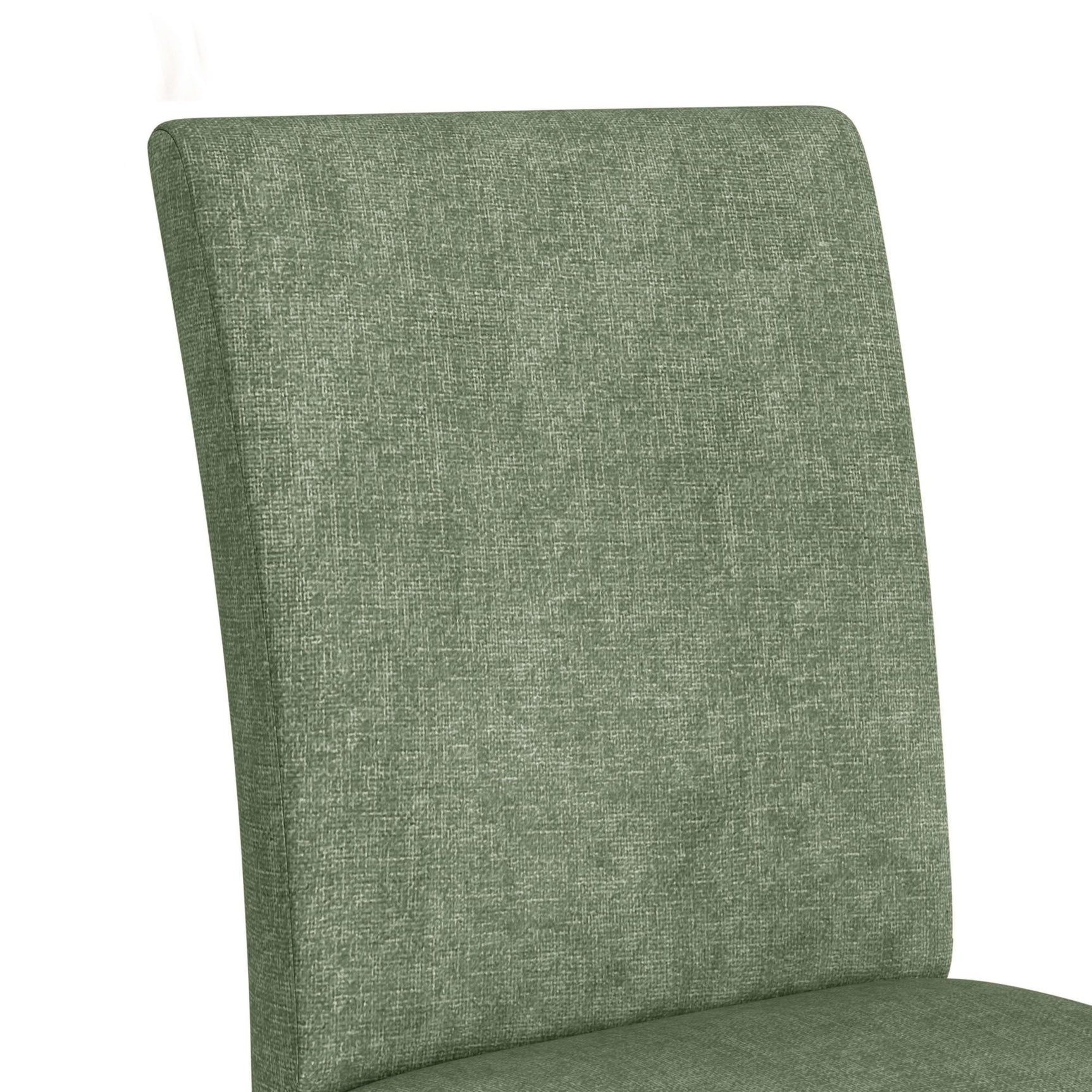 Santa Barbara Dining Side Chair with Avocado Fabric in Walnut (2 Per Carton) - Tampa Furniture Outlet
