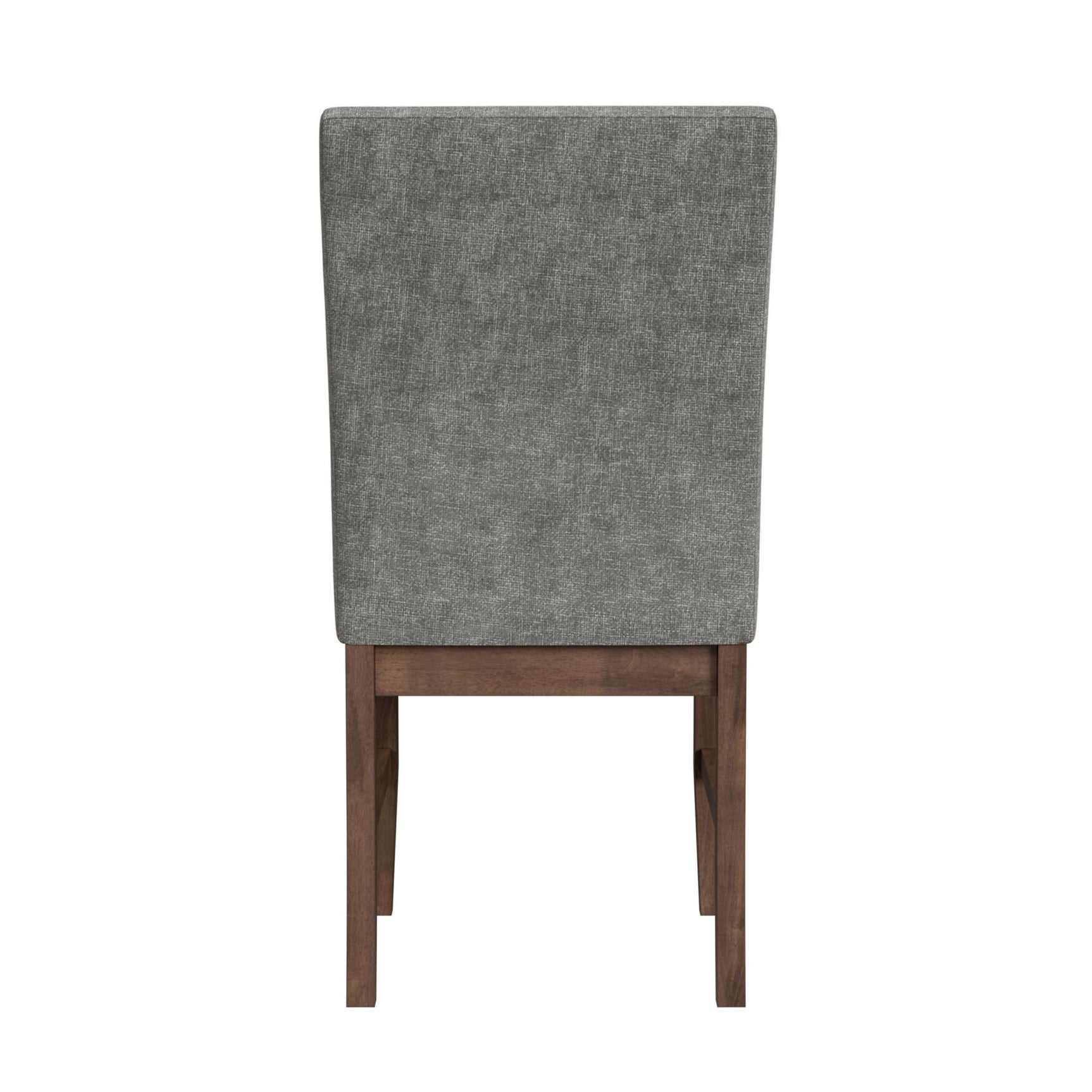 Santa Barbara Dining Side Chair with Dark Grey Fabric in Walnut (2 Per Carton) - Tampa Furniture Outlet