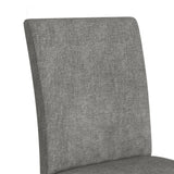 Santa Barbara Dining Side Chair with Dark Grey Fabric in Walnut (2 Per Carton) - Tampa Furniture Outlet