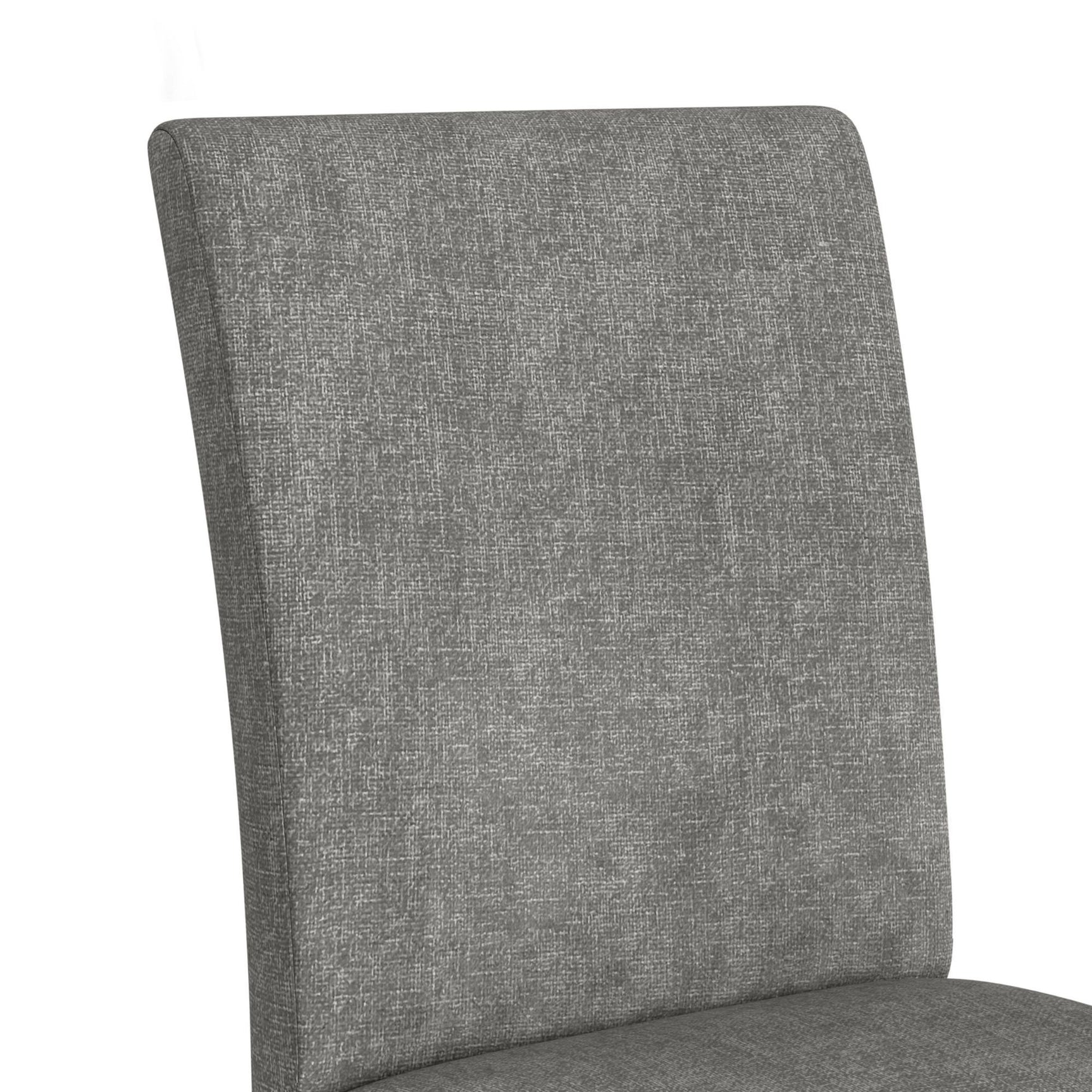 Santa Barbara Dining Side Chair with Dark Grey Fabric in Walnut (2 Per Carton) - Tampa Furniture Outlet