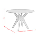 Santa Barbara Round Dining Table in Walnut - Tampa Furniture Outlet