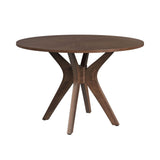 Santa Barbara Round Dining Table in Walnut - Tampa Furniture Outlet