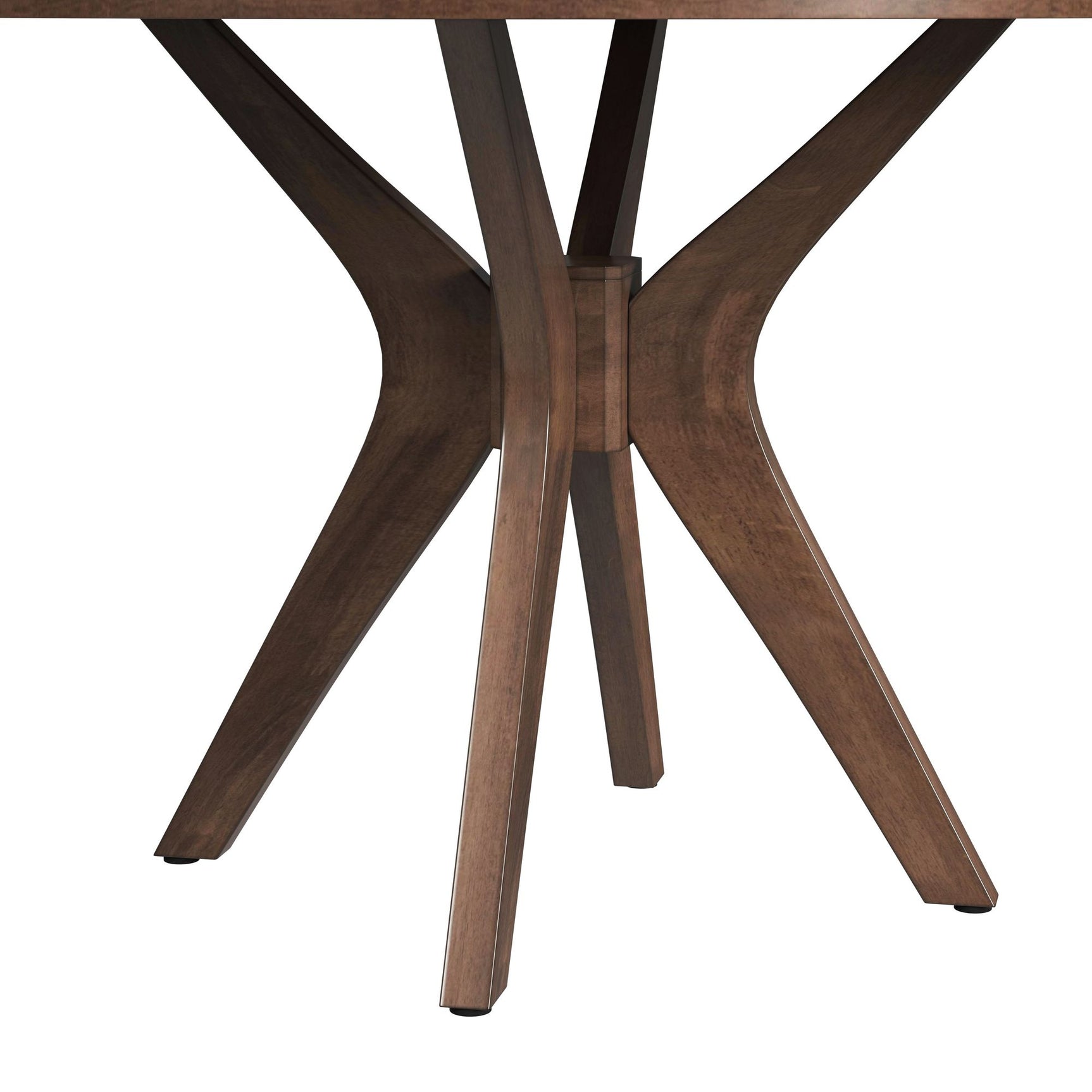 Santa Barbara Round Dining Table in Walnut - Tampa Furniture Outlet