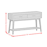 Santa Barbara Sofa Table in Walnut