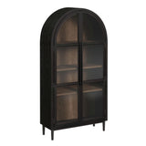 Santiago Bookcase in Espresso - Tampa Furniture Outlet