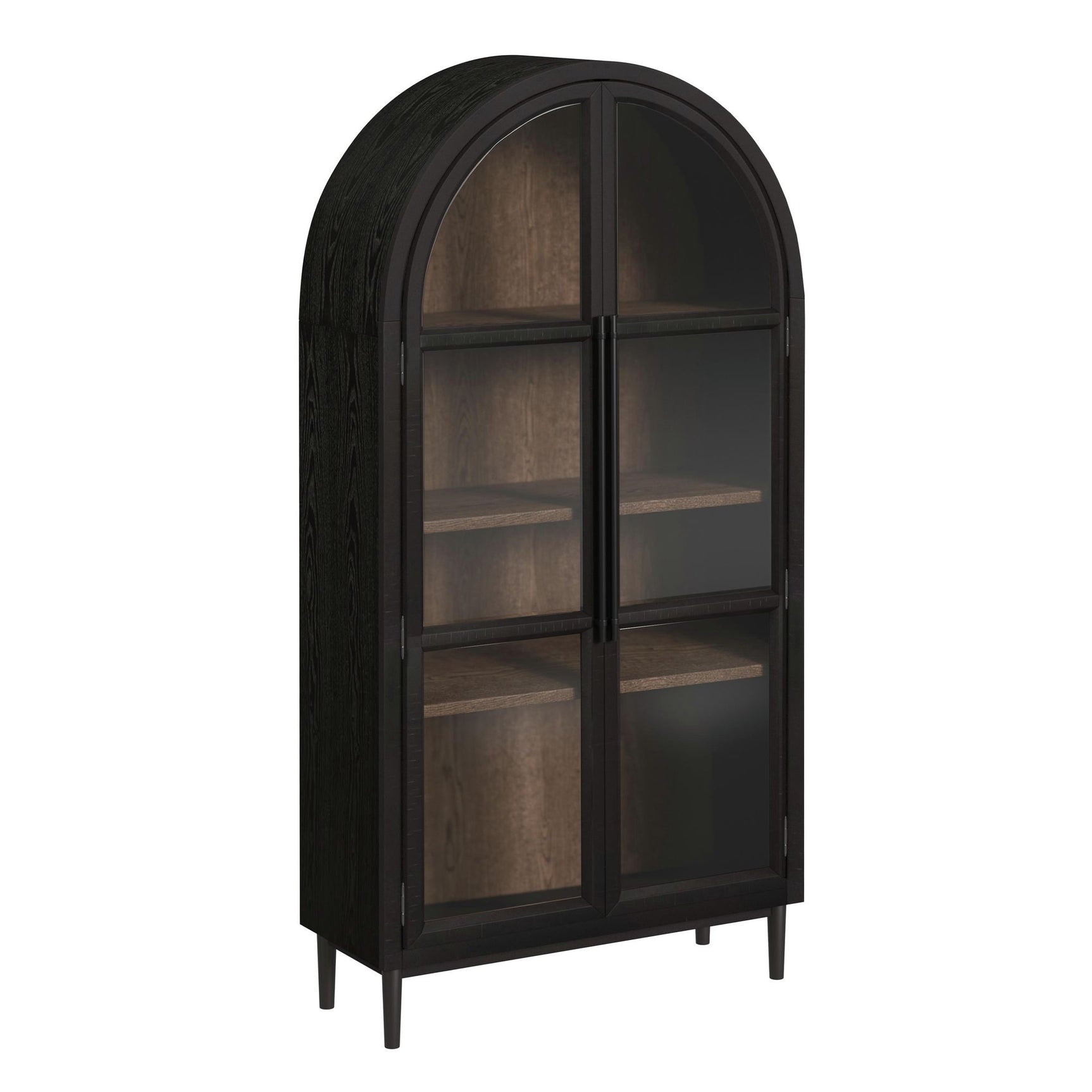 Santiago Bookcase in Espresso - Tampa Furniture Outlet