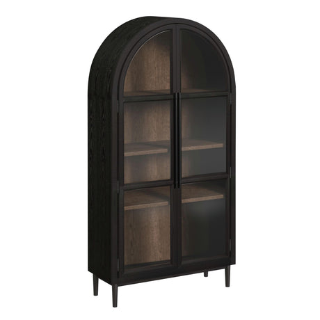 Santiago Bookcase in Espresso - Tampa Furniture Outlet