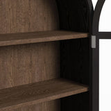 Santiago Bookcase in Espresso - Tampa Furniture Outlet