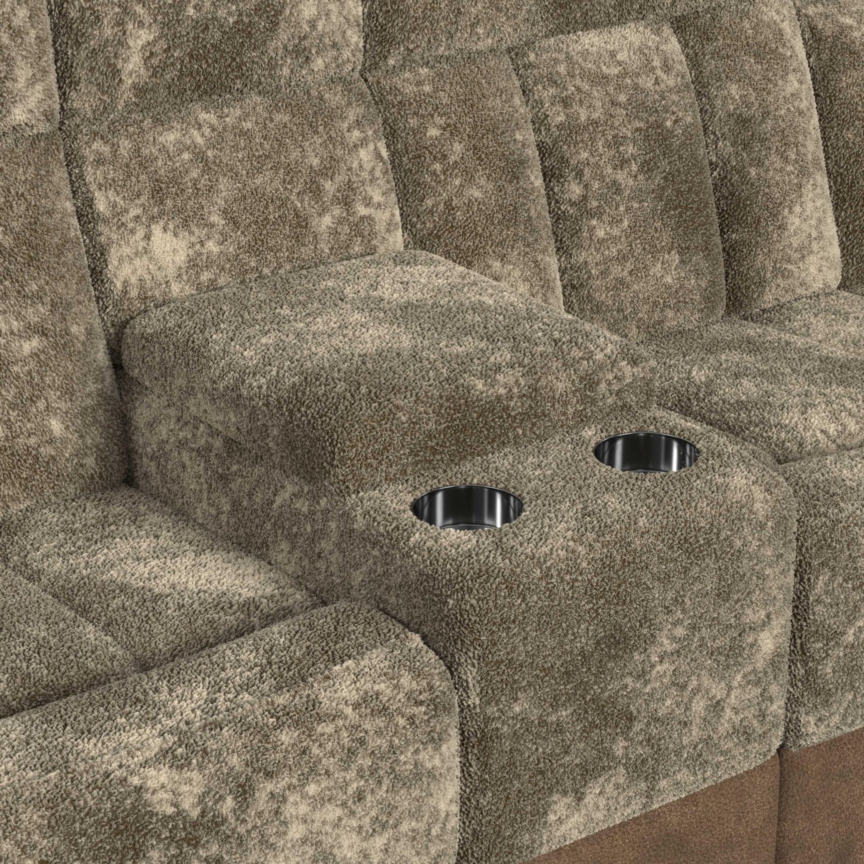 Santorini Wedge in Dillon/Shire Cappuccino - Tampa Furniture Outlet