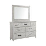 Scott Dresser & Mirror Set White Finish