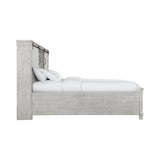 Scott King Storage Bed White Finish
