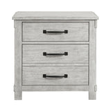 Scott Nightstand W/USB White Finish