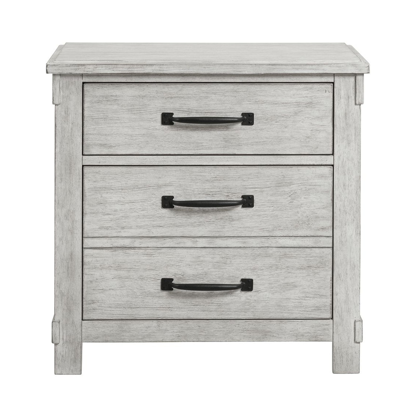 Scott Nightstand W/USB White Finish