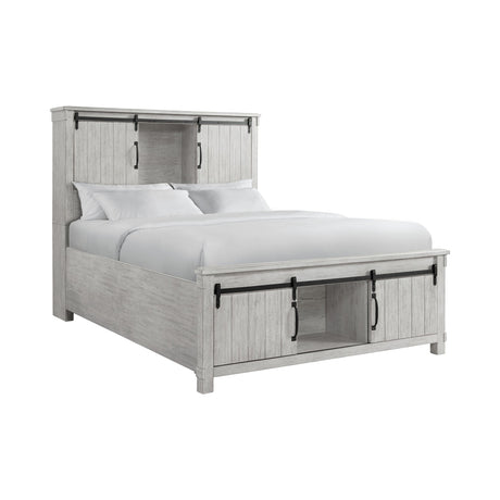 Scott Queen Storage Bed White Finish