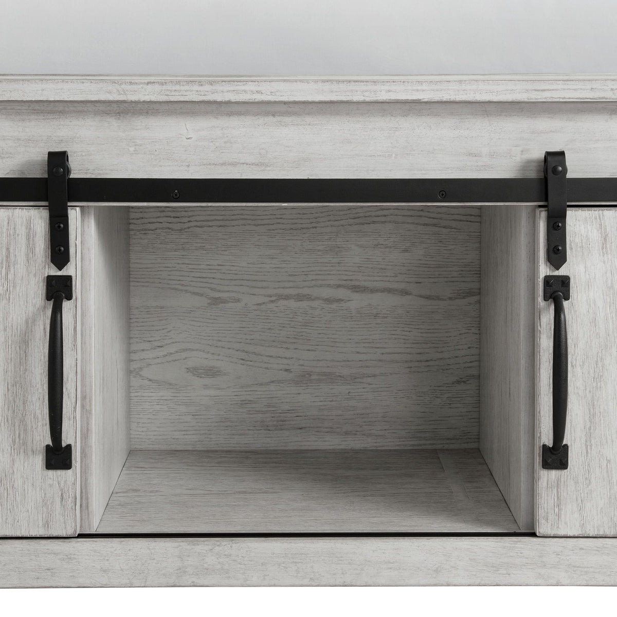 Scott King Storage Bed White Finish