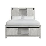 Scott Queen Storage Bed White Finish