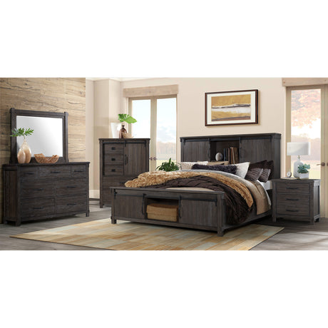 Scott Queen Platform Storage Bed – SKU SC370QB | Elements