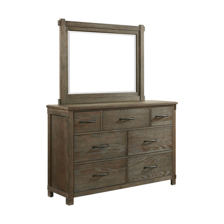 Scott 7-Drawer Dresser with Mirror Set - Tampa Furniture Outlet