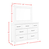 Scott 7-Drawer Dresser with Mirror Set - Tampa Furniture Outlet