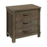 Scott Nightstand W/USB Dark Finish - Tampa Furniture Outlet
