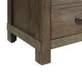Scott Nightstand W/USB Dark Finish - Tampa Furniture Outlet