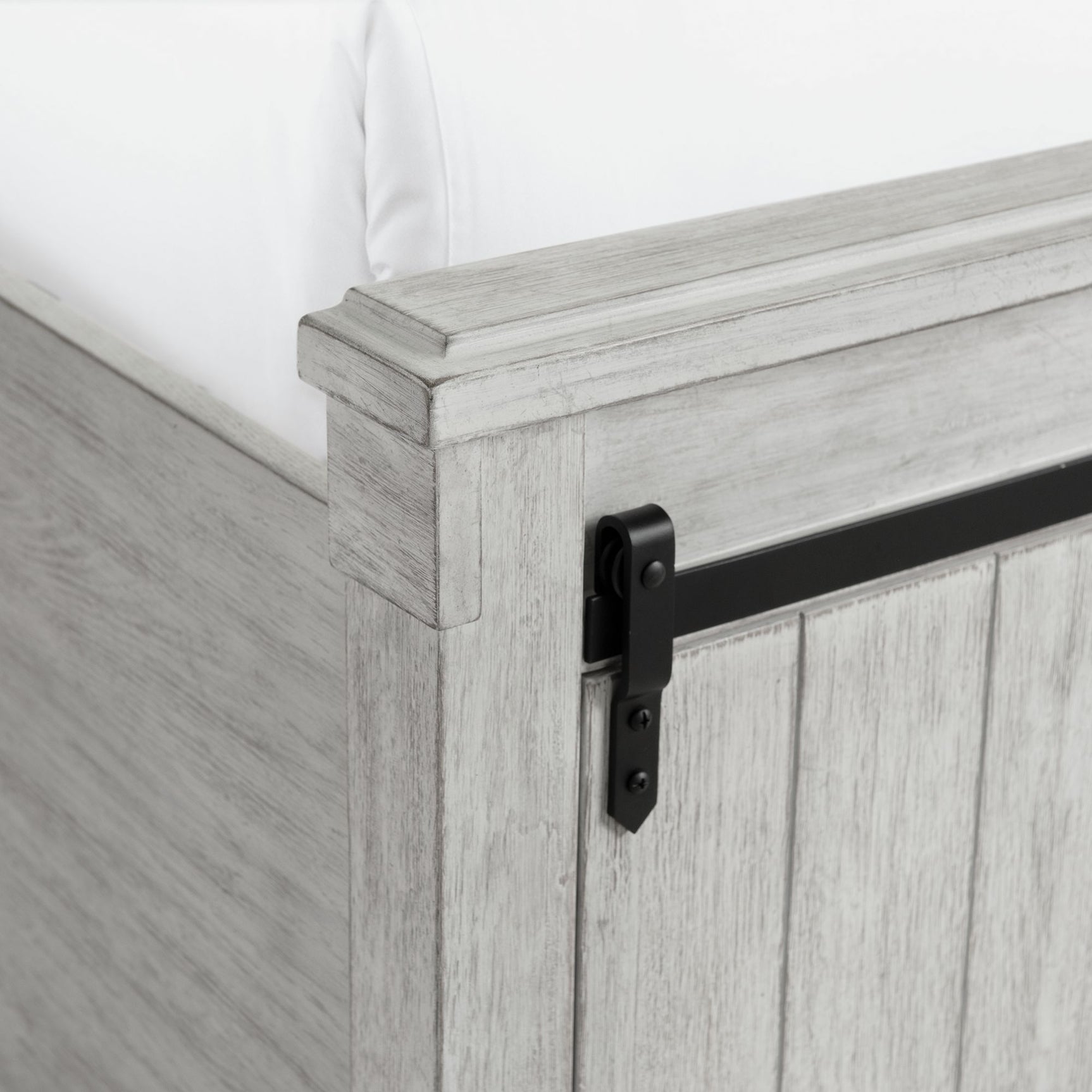 Scott Queen Storage Bed White Finish - Tampa Furniture Outlet